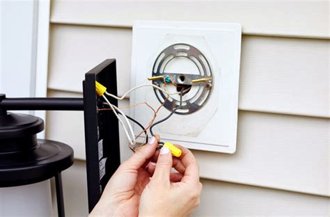 electrical box required for porch light|outdoor light fixtures without box.